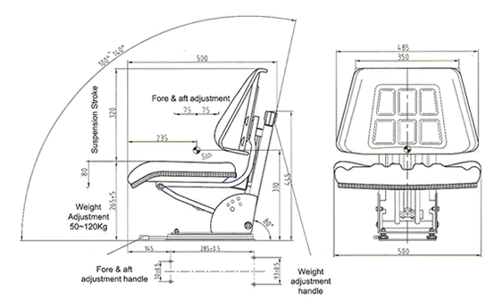 SN8 AGRICULTURAL SEATS